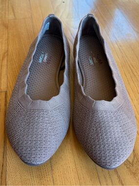 Womens Skechers Slip-on Shoes Cleo 2.0 Love Spell 158343 Taupe Mocha Size 8.5